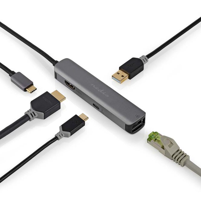 Hovedbilde Nedis USB 4-i-1 USB 3.2 Multi-Port Adapter
