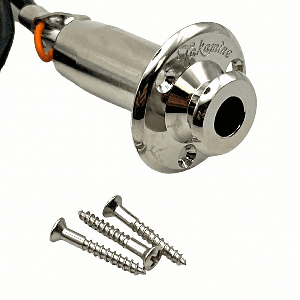 Takamine TE-TP0809C Endpin jack, Chrome.
