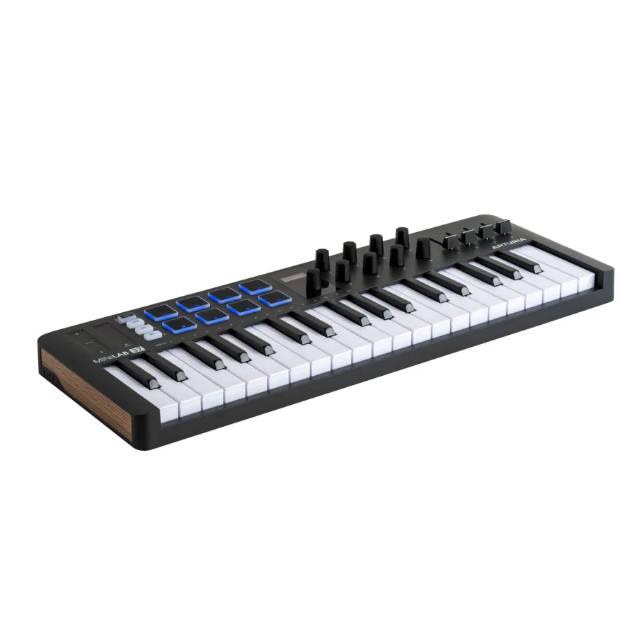 ARTURIA Minilab 37 USB / MIDI Controller Keyboard, Sort