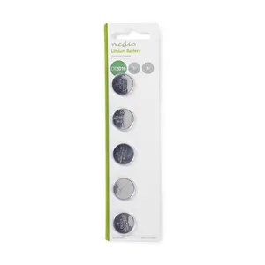 Hovedbilde Nedis Lithium batteri CR2016, 5 stk, lang levetid