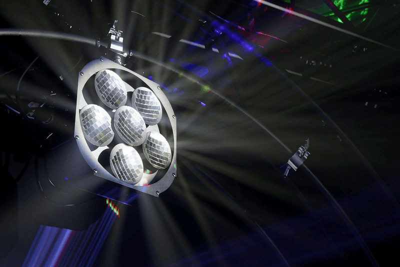 Algam Lighting Moving Mirror 6 Motorisert discokule effekt