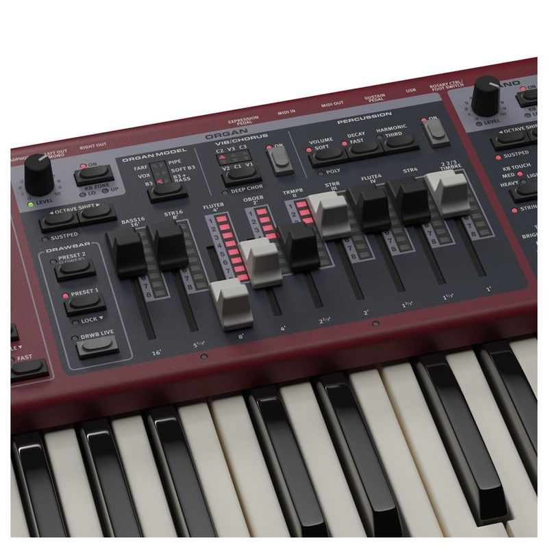 Nord Electro 7 61 semiveide waterfall-tangenter