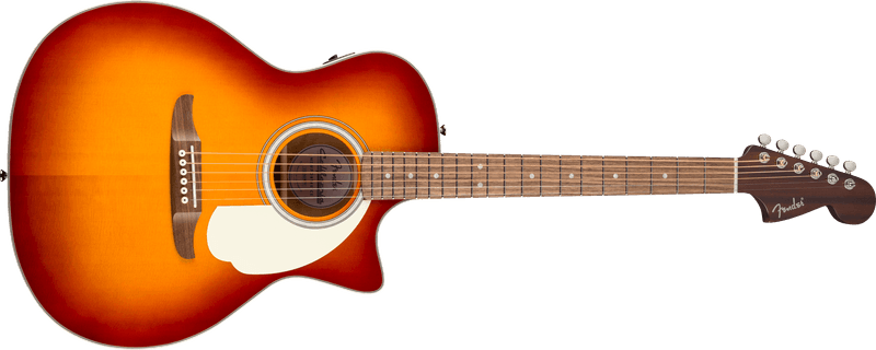 Fender California Deluxe Newporter CE, Walnut Fingerboard, Sienna Sunburst
