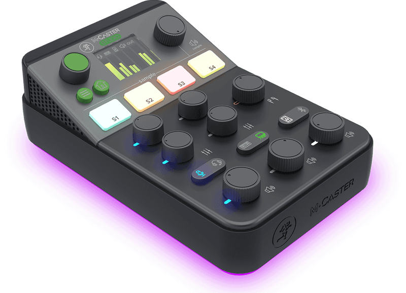 Mackie M-Caster-Studio, Desktop Live Streaming Mixer with display