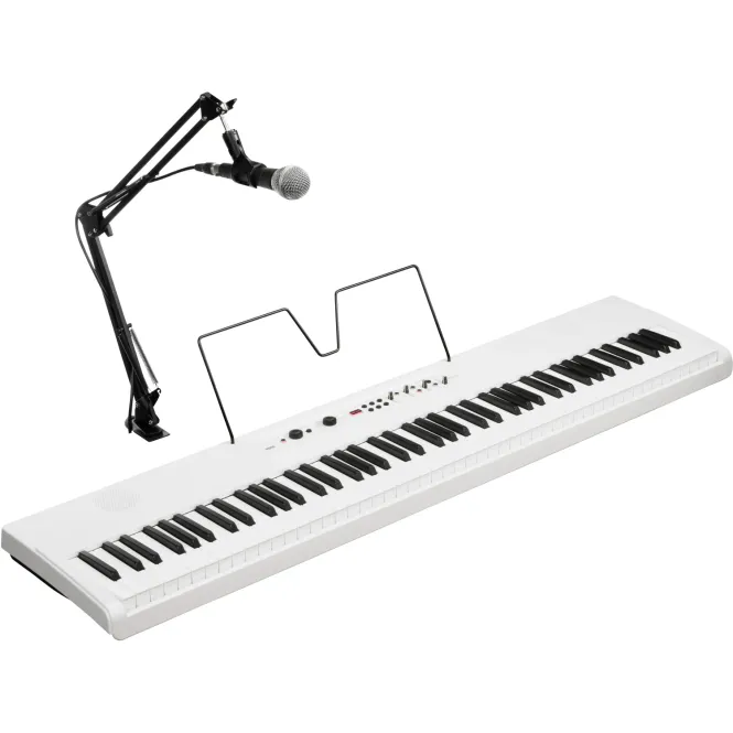 Hovedbilde Korg L1 Liano Live 88 semiveide tangenter, innebygd mikser, inkludert mikrofon og stativ