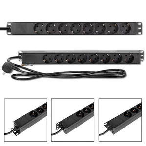 Hovedbilde Adam Hall Rack PDU 8 – 8-veis Str&oslash;mfordeler for Rackmontasje
