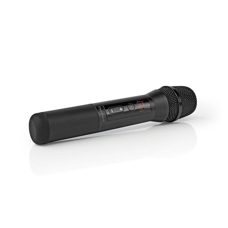 Nedis MPWL200BK Håndholdt Trådløst Mikrofonsystem UHF