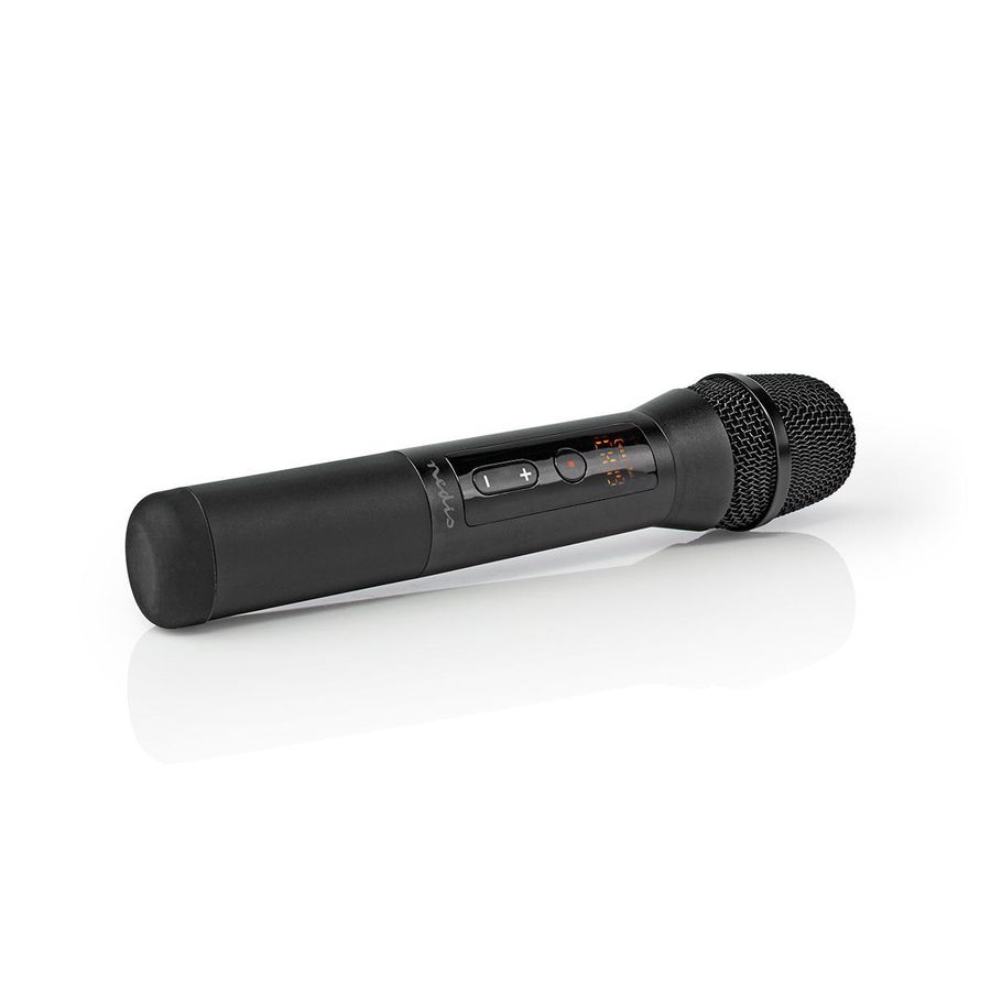 Nedis MPWL200BK Håndholdt Trådløst Mikrofonsystem UHF