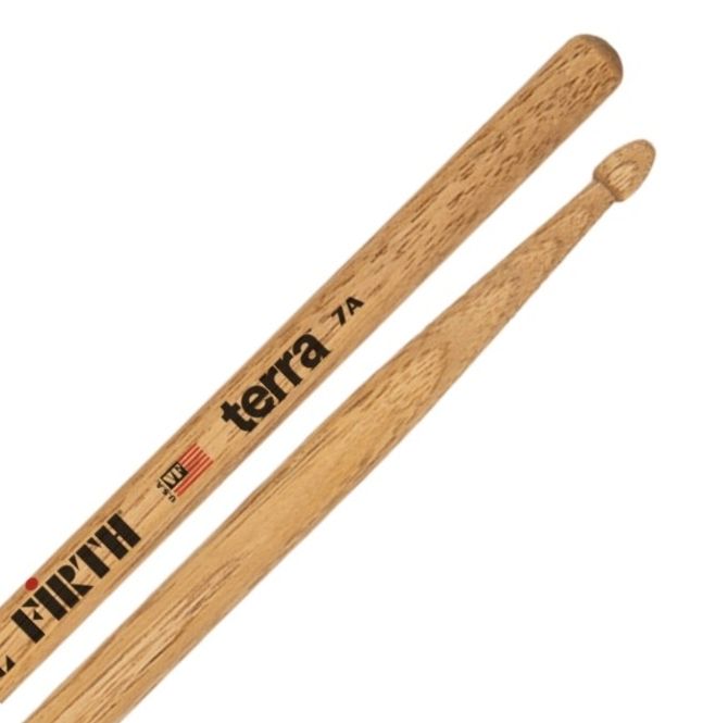Hovedbilde Vic Firth Terra Series 7AT trommestikker, Wood Tip