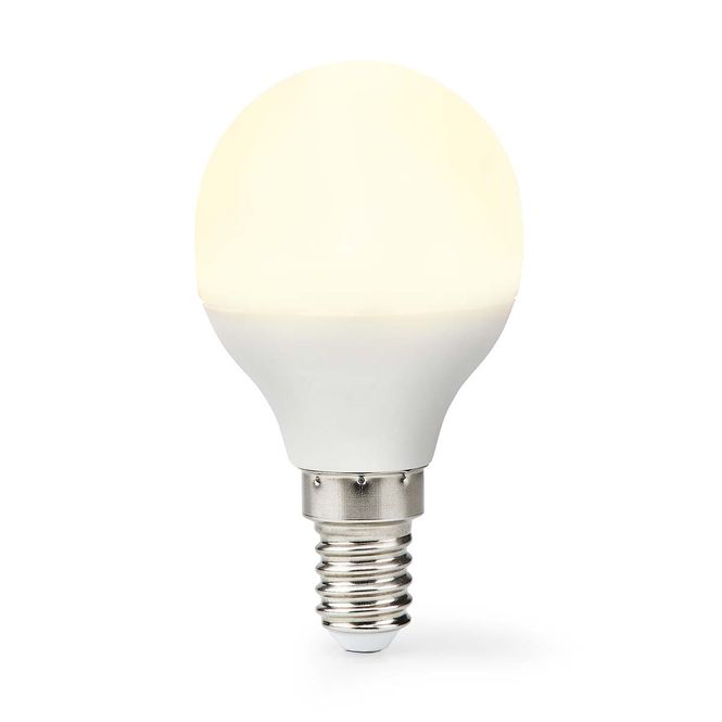 Hovedbilde Nedis LED pære E14 - G45 | 2.8 W | 250 lm | 2700 K | Varm Hvit | Frosted