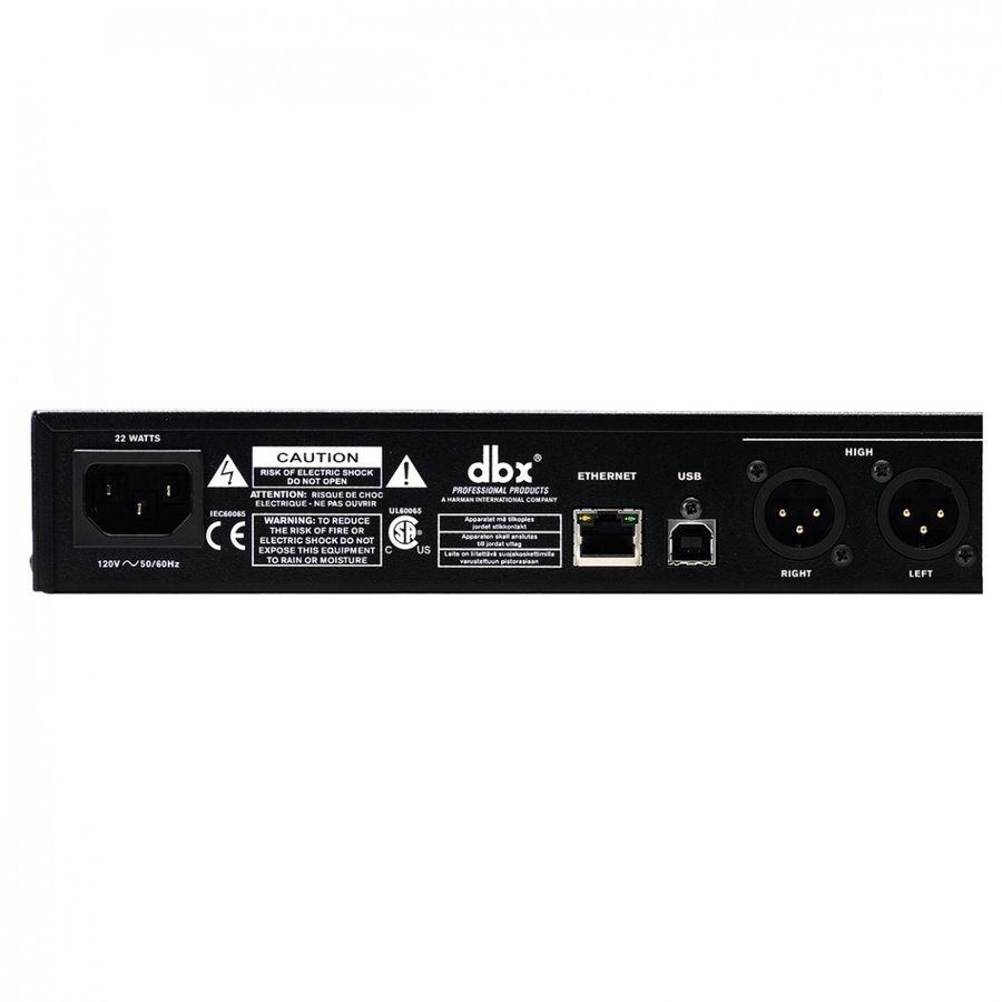 DBX DriveRack PA2 høyttalerprosessor, 2 inn 6 ut