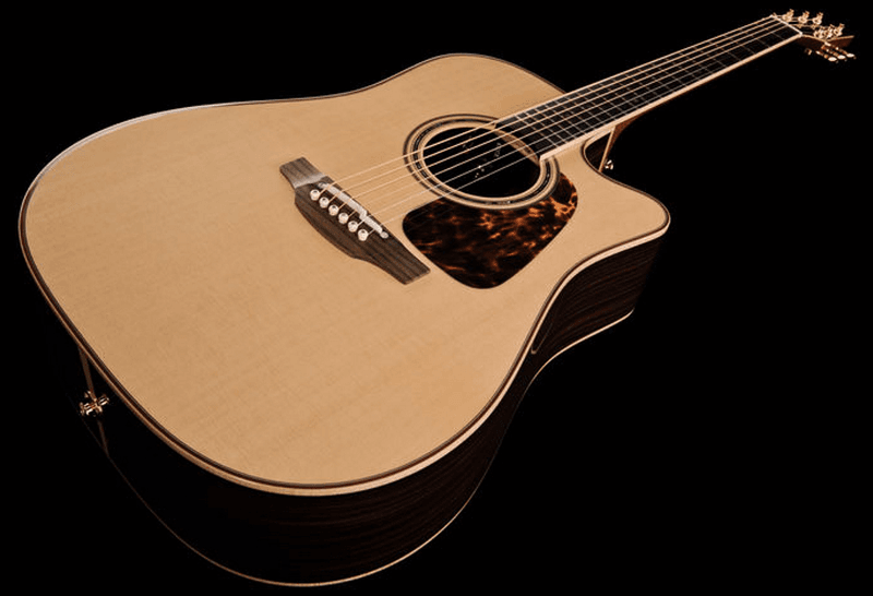 Takamine P7DC Dreadnought Gitar, m/ CTP-3 Cool Tube preamp, Naturel