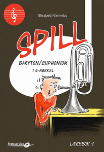 Hovedbilde Spill Baryton/Euphonium L&aelig;rebok 1 (G-n&oslash;kkel) - Vannebo