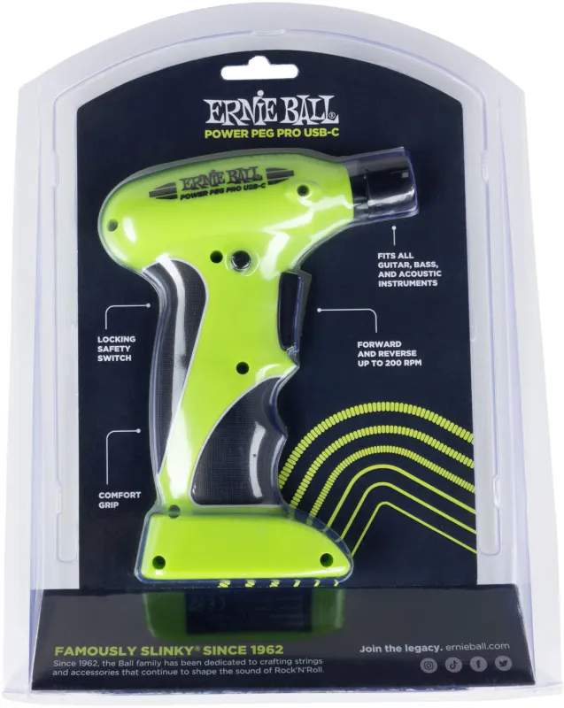 Ernie Ball 9626 Power Peg Pro USB-C