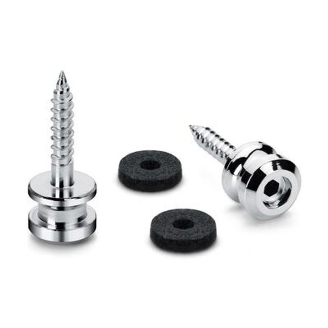 Hovedbilde Schaller S-Locks strap button set M Chrome (gjengelengde 22mm)
