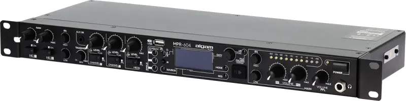 Algam MPR-604 6 inputs, USB, FM, rack-mountable