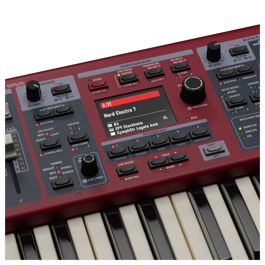 Nord Electro 7 HP Kawai lettvektet hammer action