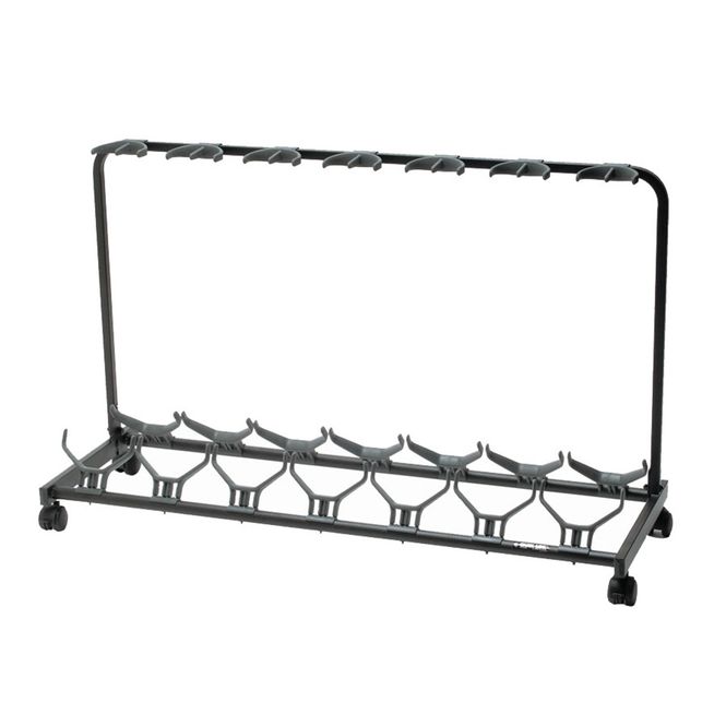 Hovedbilde QuikLok GS471 stativ for 7 gitarer med hjul