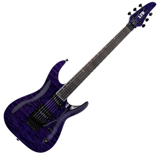 Hovedbilde ESP LTD Andy Larocque ALR-II, Elektrisk Gitar, See Thru Purple