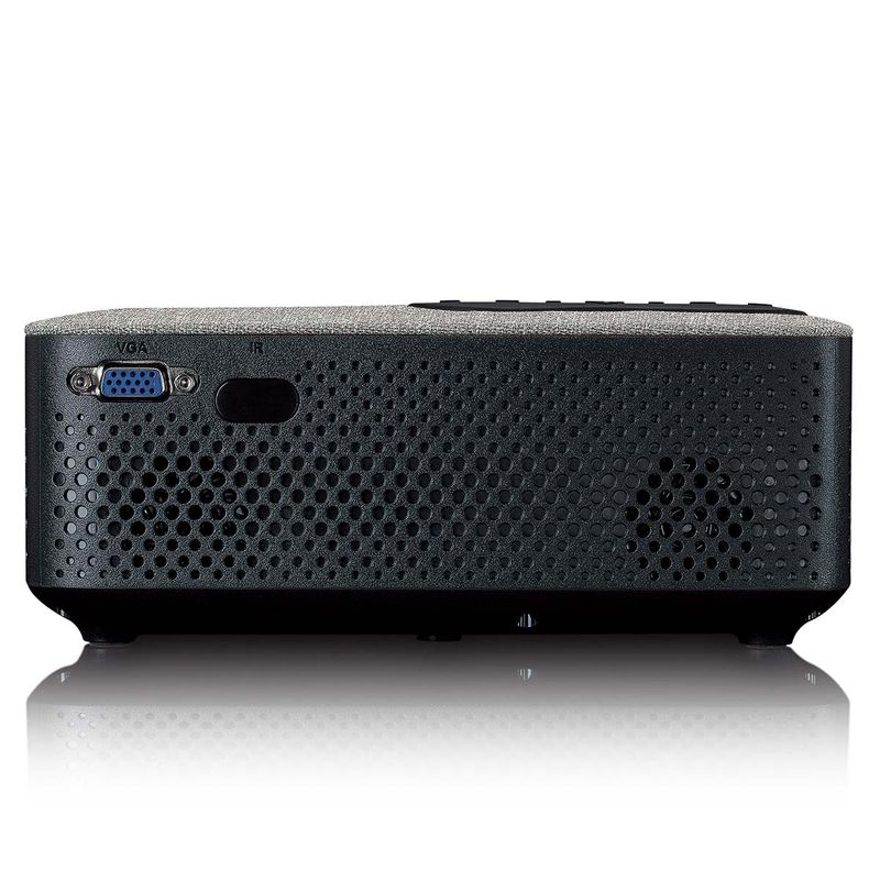 Lenco HD 720P LCD-projektor med Bluetooth grå, 4000 lumen, Full HD 1080P