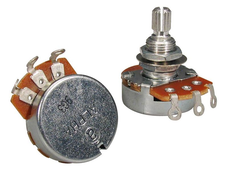 Alpha ALP500-A33,  audio potentiometer / potmeter 500K 