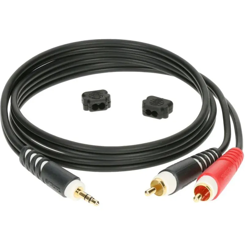 Klotz AY7-0200 Y-kabel Stmj-2xphono, 2m