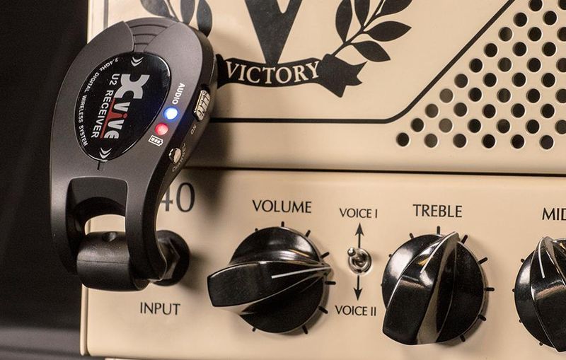 Xvive U2 trådløst gitarsystem. Oppladbart. 2,4GHz.