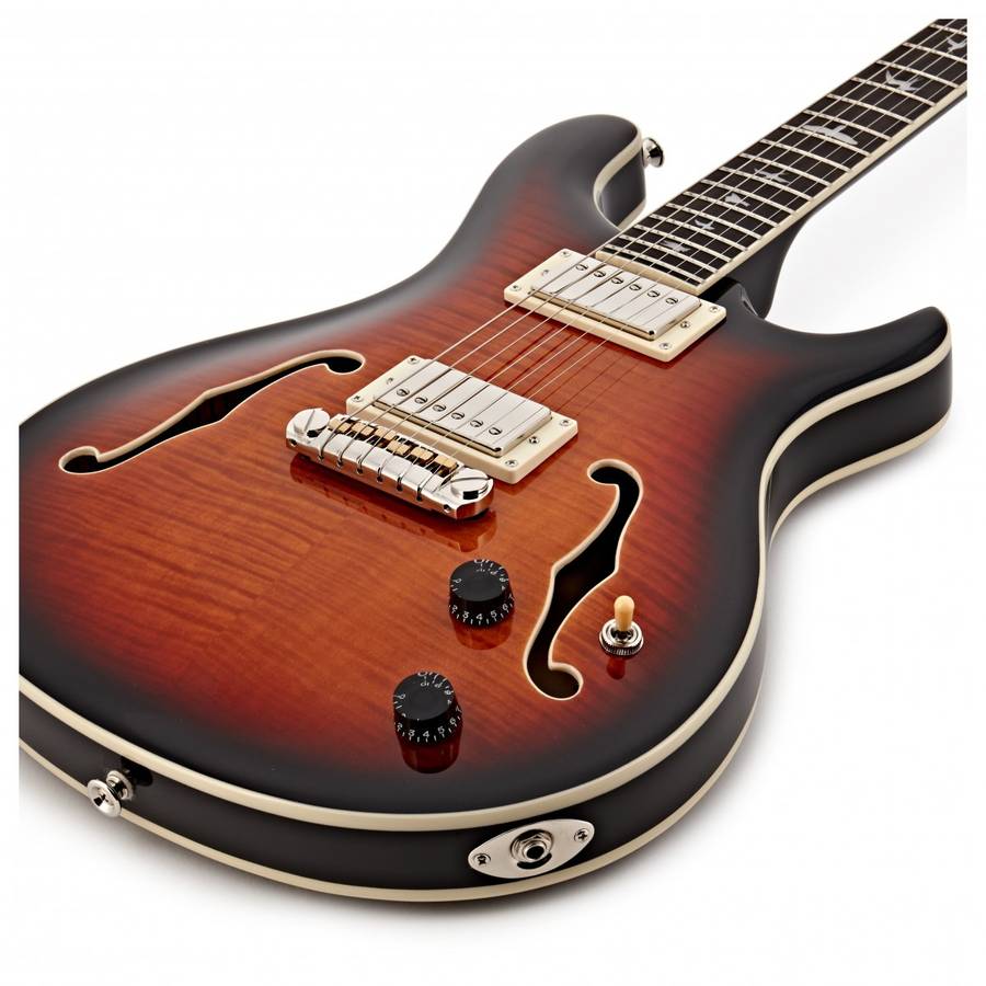 PRS SE Hollowbody II Tri Color Burst