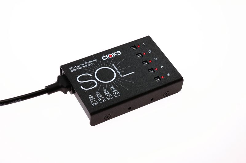 CIOKS SOL Strømforsyning, 25,4mm, 5 Isolerte uttak, Valgbar 9 - 18V