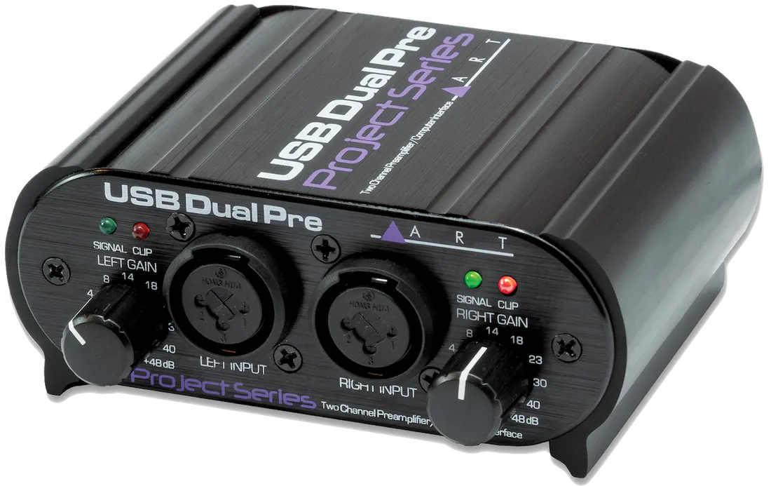 ART USB DUAL PRE Two Channel USB Tube Preamp