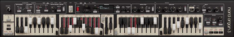 Nord Organ 3, med trippelsensortangenter