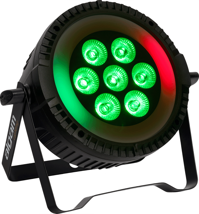 Algam Lighting PAR WASH 76 RING 7 x 6W LED m/RGB LED Ring