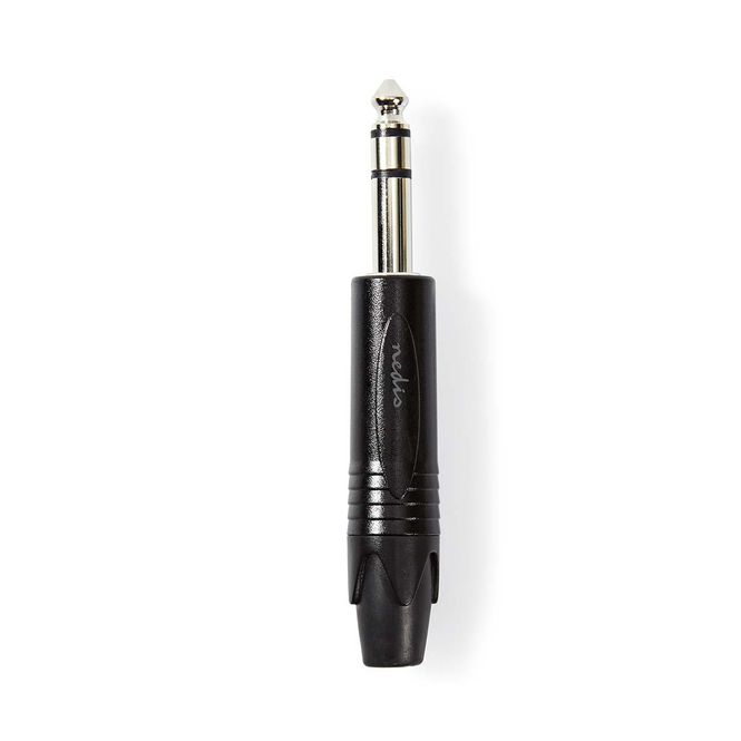 Hovedbilde Nedis Stereojack Plugg, Rett, Han - COTP23901BK