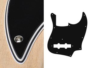 Hovedbilde Boston  JB-410-B – Pickguard / Plekterbrett Black for Jazz Bass, 4 ply.