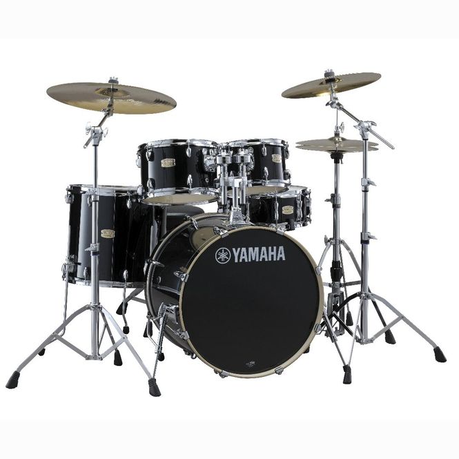 Hovedbilde Yamaha Stage Custom Birch - Raven Black, Fusion 22