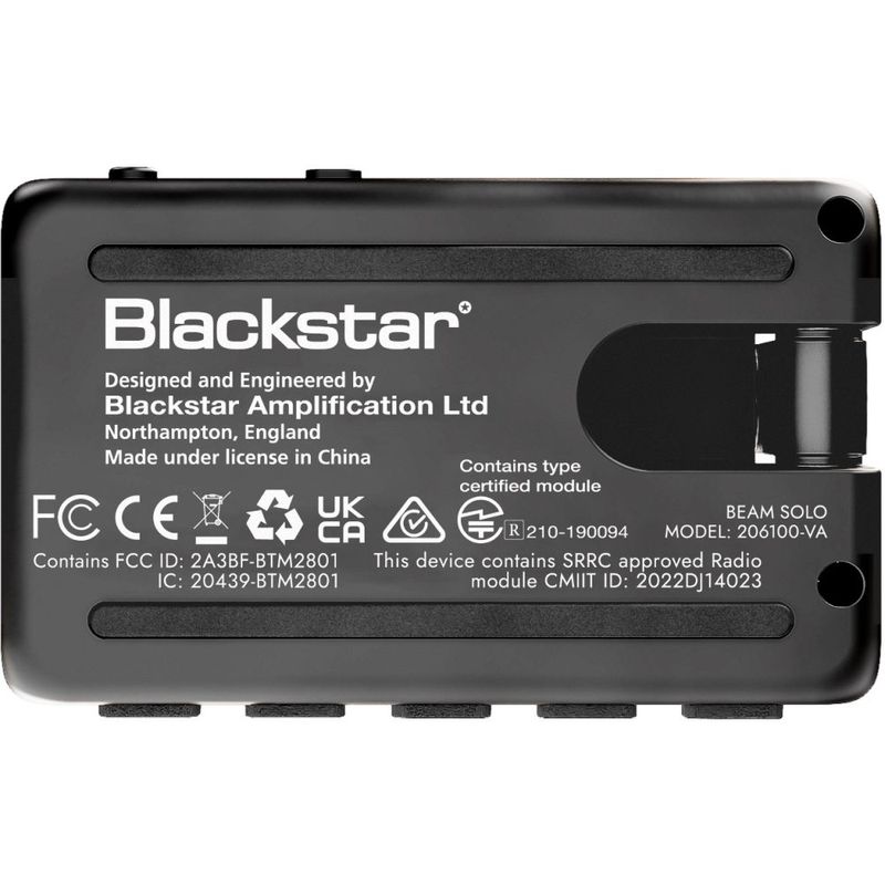 Blackstar Beam Solo, Hodetelefonforsterker for el/akustisk gitar og bass, Bluetooth