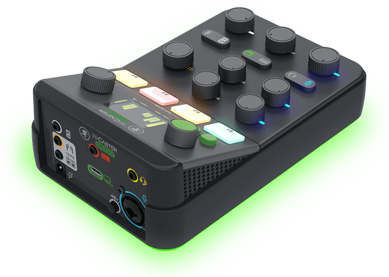 Mackie M-Caster-Studio, Desktop Live Streaming Mixer with display