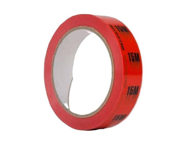 Identi-Tak Kabelmerkingtape, Rød, 15M