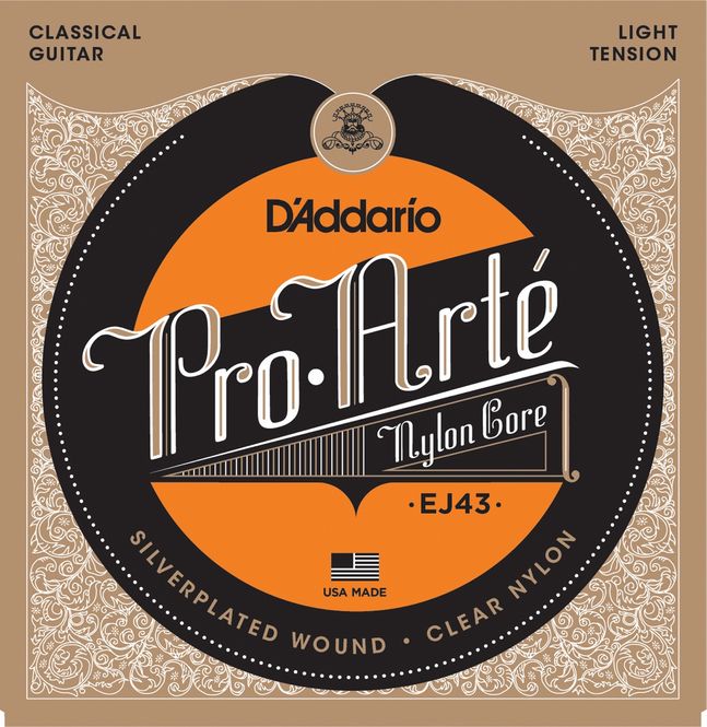 Hovedbilde D'Addario Pro Arté EJ43 Nylonstrenger Light Tension