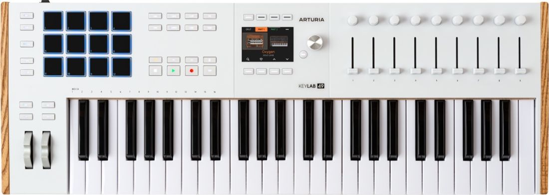 Arturia KEYLAB 49 mk3, sofistikert USB/MIDI keyboard, White