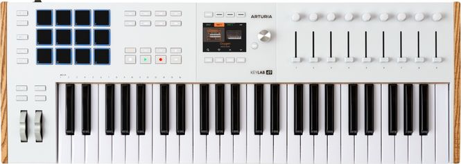 Hovedbilde Arturia KEYLAB 49 mk3, sofistikert USB/MIDI keyboard, White