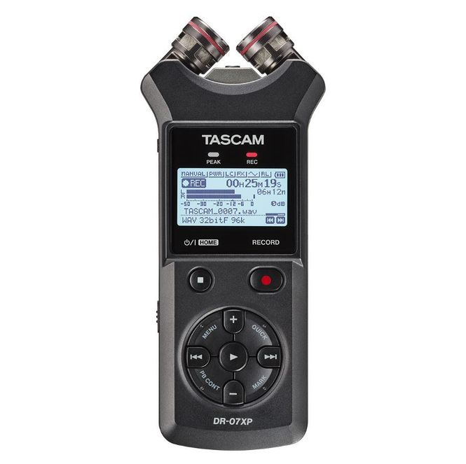Hovedbilde Tascam DR-07XP håndholdt stereo opptaker, 2-Ch, 32-Bit Float