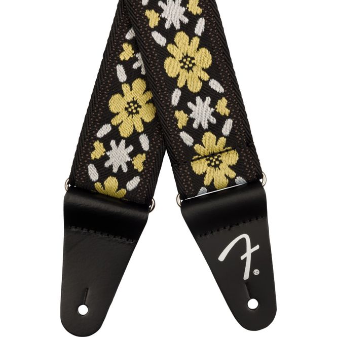 Hovedbilde Fender Pasadena Woven Strap, Yellow Clover, 2