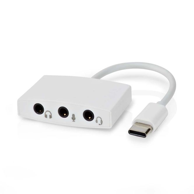 Hovedbilde Nedis USB-C Adapter og splitter - Lydkort