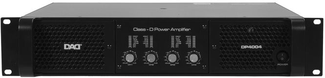Hovedbilde DAD DP4004 Forsterker 4x1100W @ 4ohm. Bridge mode 2x2000W @ 8 Ohm