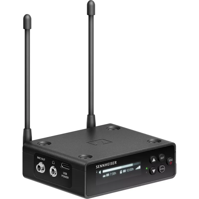 Sennheiser EW-DP EK, Kompakt digital UHF-mottaker, (R1-6) 520 - 576 MHz