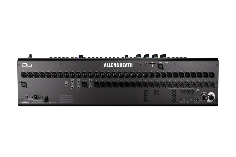 Allen & Heath QU-7D Digital Dante Mixer 32 Mic/Line 20+2 Out