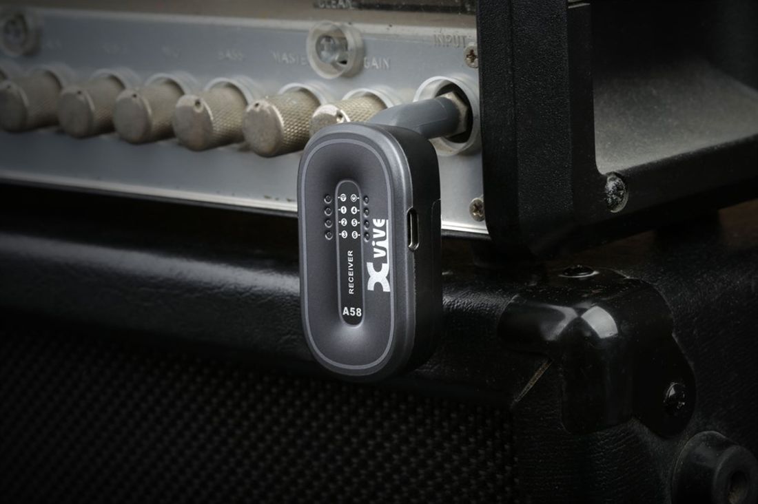 Xvive XA-A58 trådløst gitar/bass system. Oppladbart. 5.8GHz.