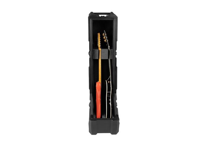 Hovedbilde Gator GTR-Minivault E2 flight/stativ med hjul og plass til 2 gitarer