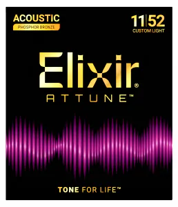 Hovedbilde Elixir 21027 Attune Phosphor Bronze Custom Light 11-52